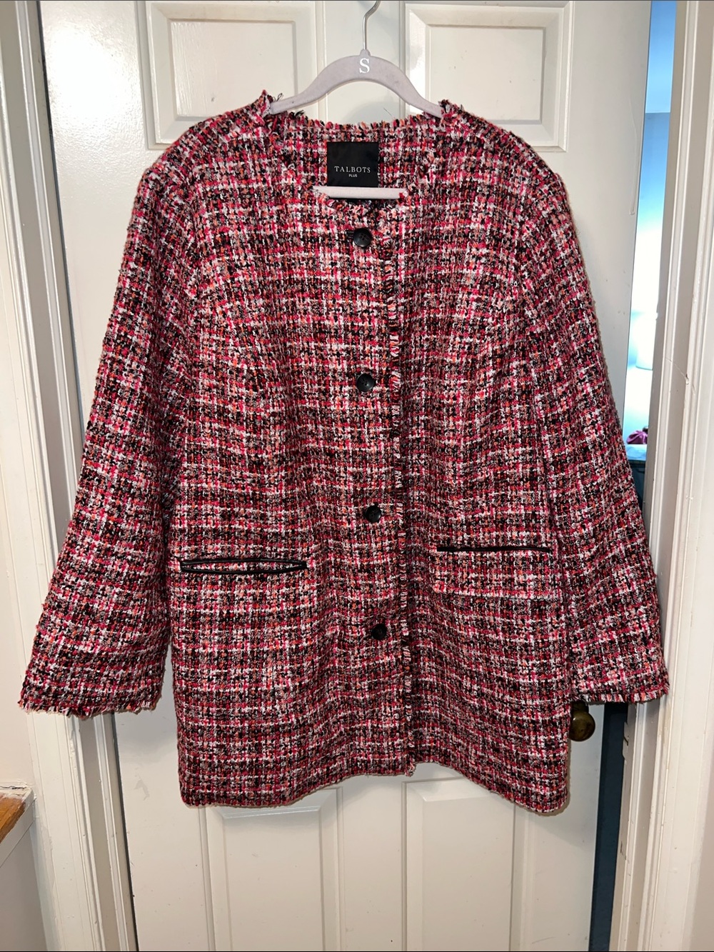 Talbots Tweed Coat/Topper Plus Size